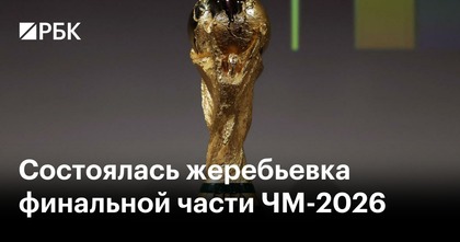 Состоялась жеребьевка финальной части ЧМ-2026